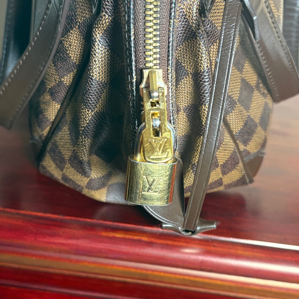 Louis Vuitton Damier Dark Brown Ebene Satchel EUC - Picture 8 of 15